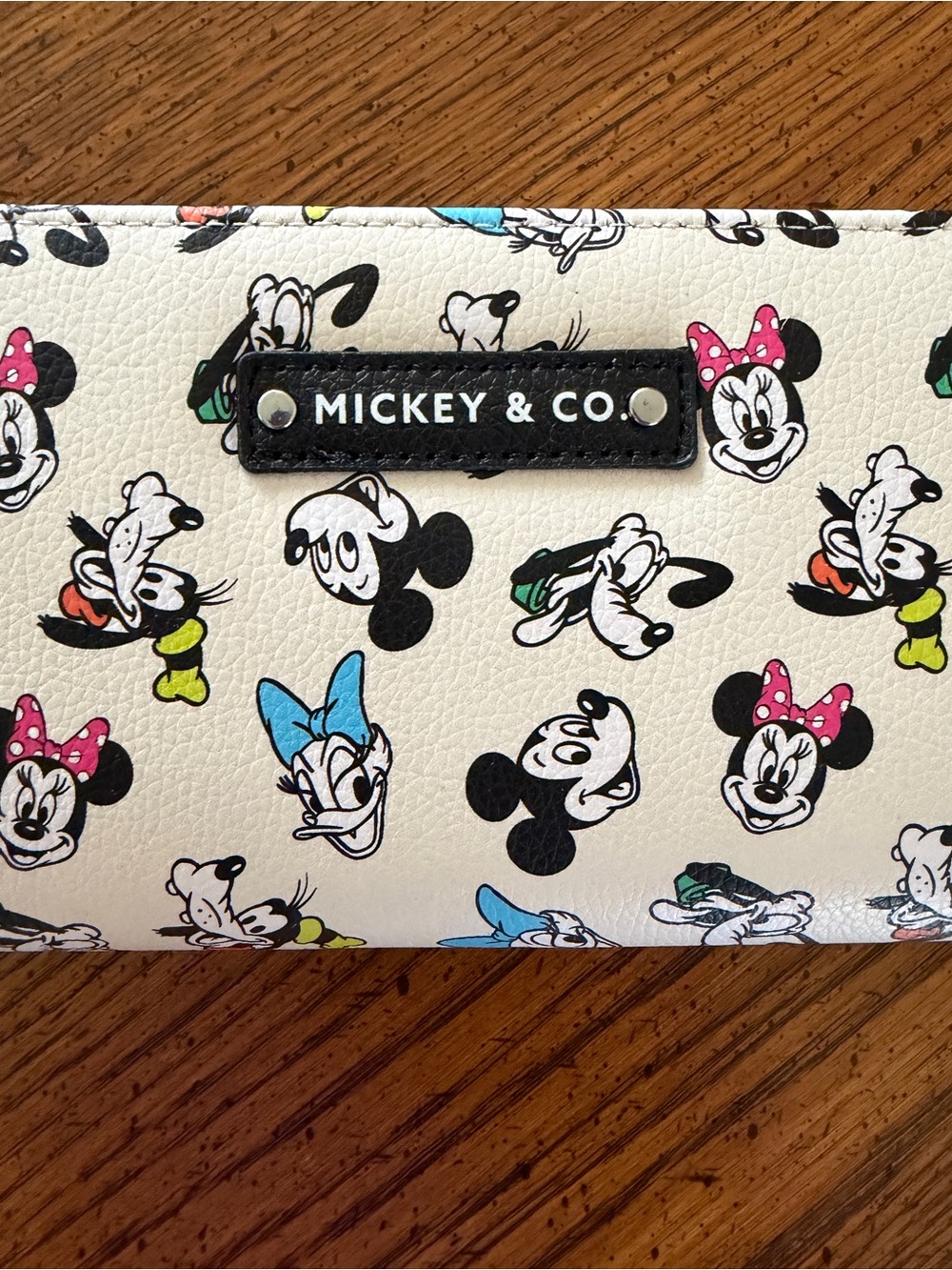 Mickey & Co Character Pattern Wristlet Clutch - Picture 2 of 6
